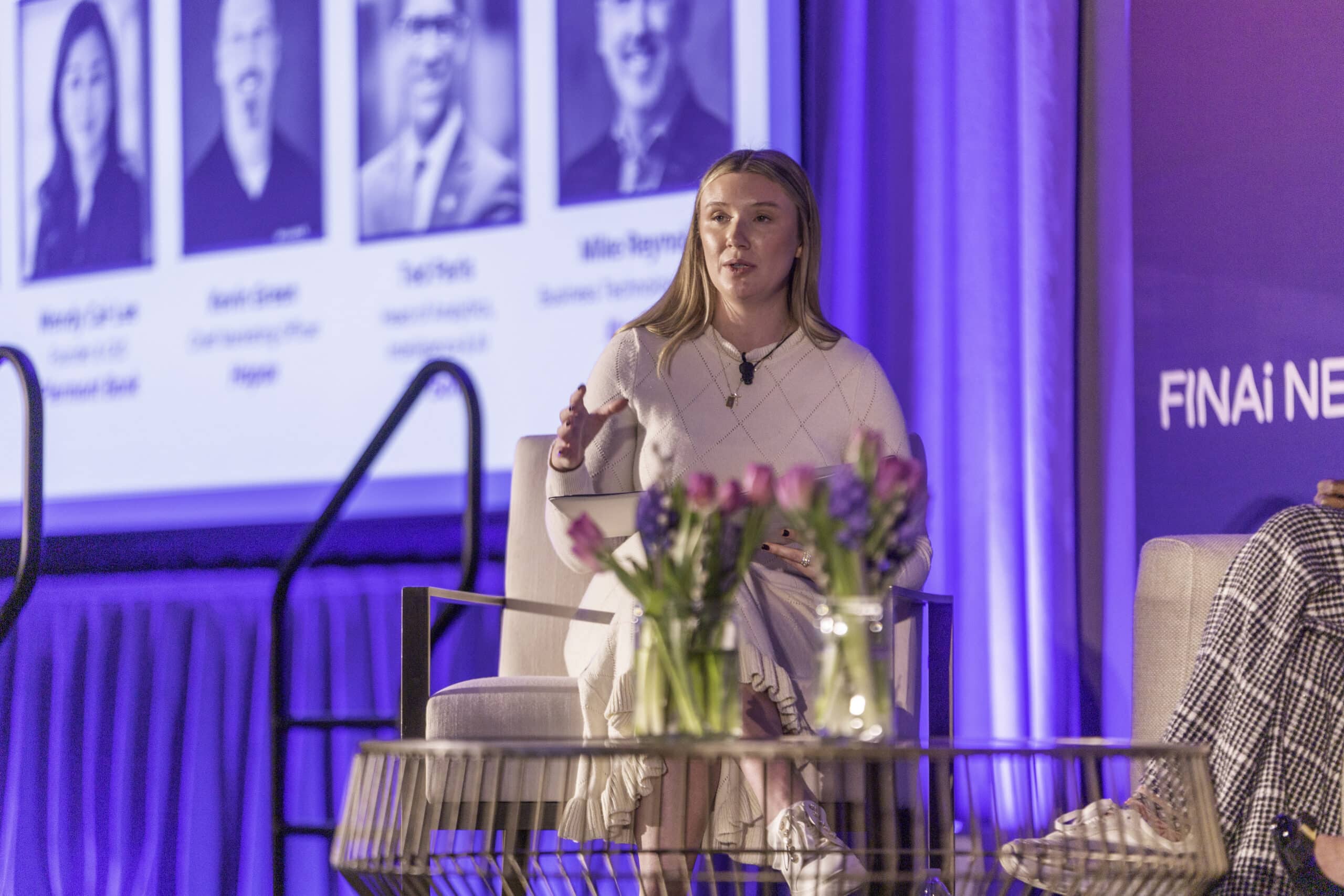 Whitney McDonald, Editor, FinAi News at FinAi Banking Summit 2026.