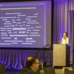 Whitney McDonald, Editor, FinAi News at FinAi Banking Summit 2026. Photo three.